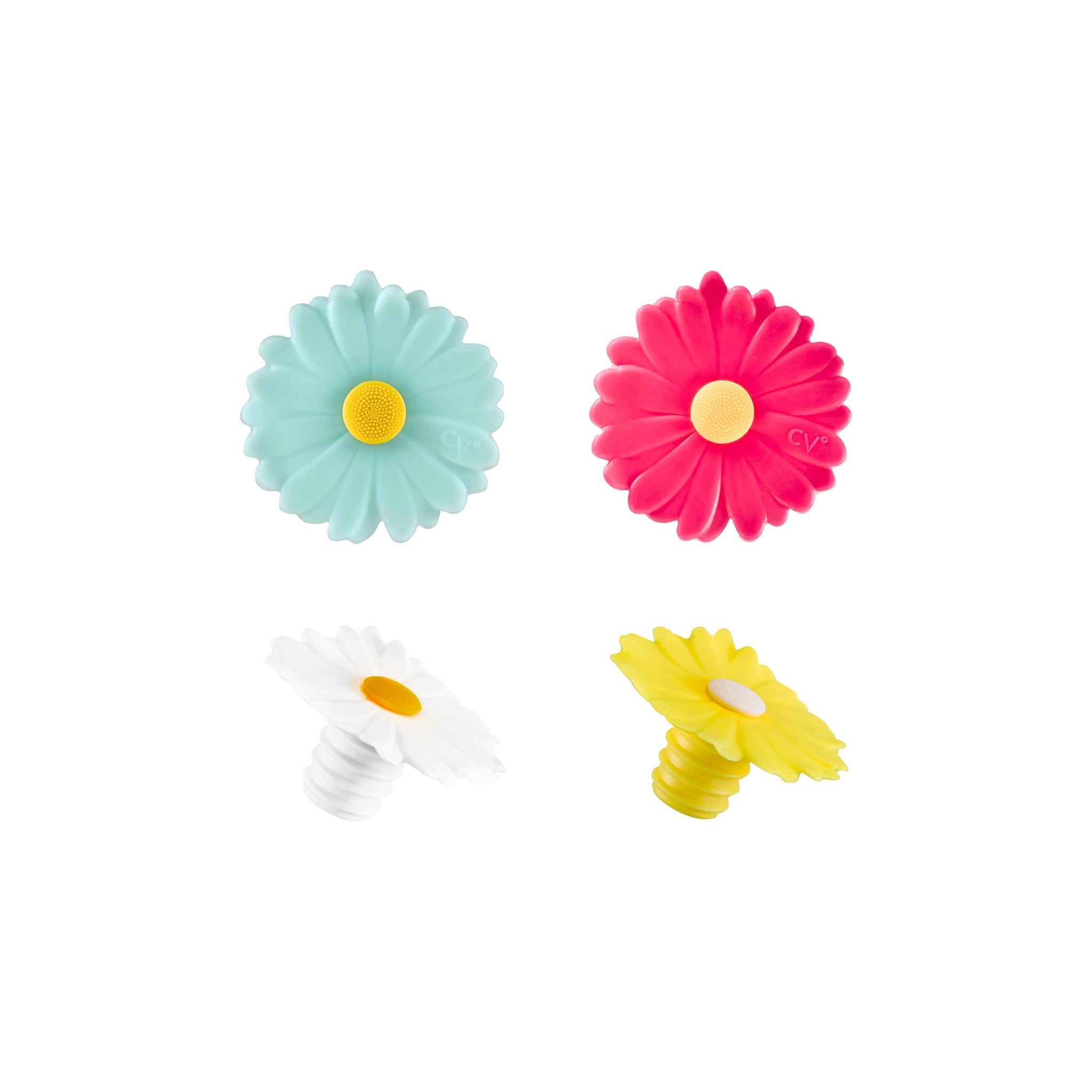 Charles Viancin Daisy bouchon bouteille silicone fleur