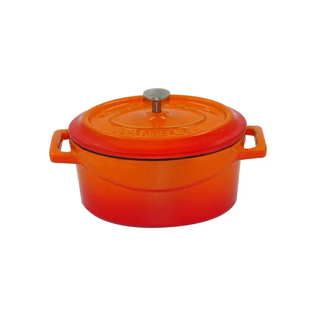 Agnelli Slowcook cocotte ovale fonte 2 poignées induction