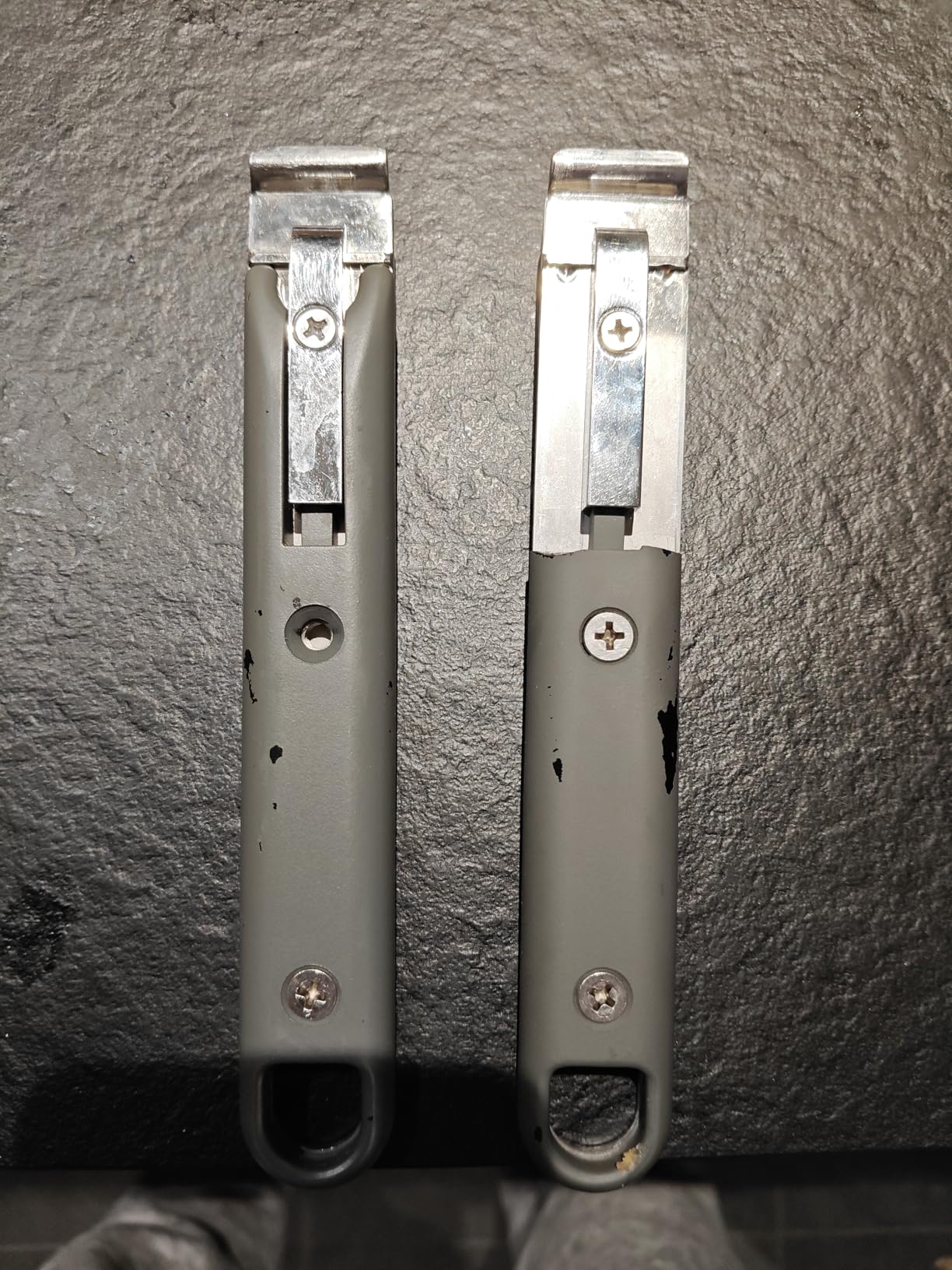 Beka Select poignée amovible inox grise