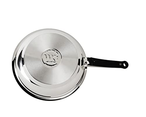Ecovitam poêle inox 18/10 20 cm sans revêtement