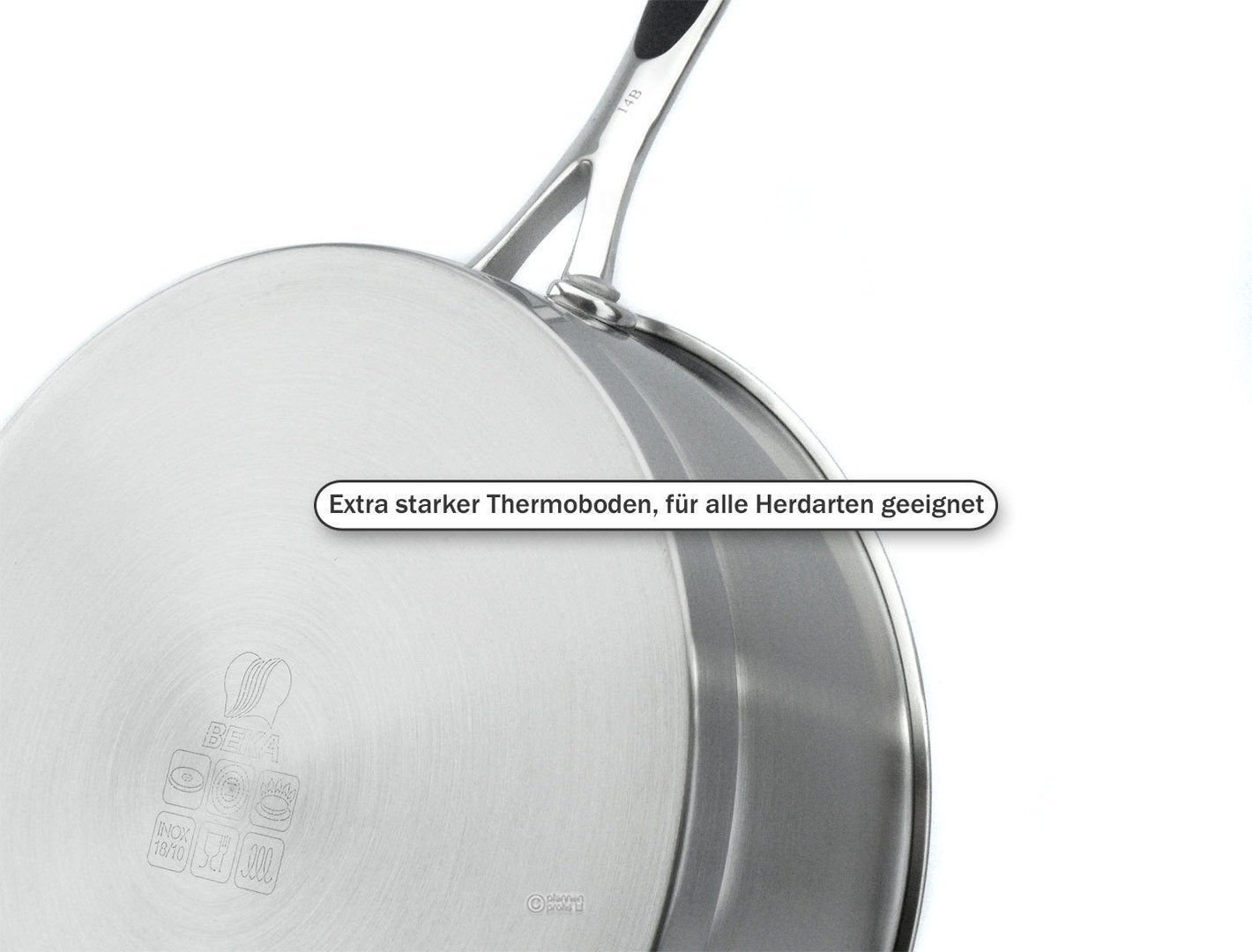 Beka Bekaline 13205204 sauteuse inox céramique 20 cm 1,8 L