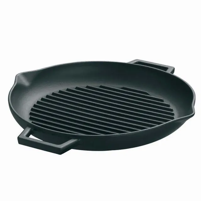 Agnelli Slowcook grille ronde fonte 2 poignées induction four