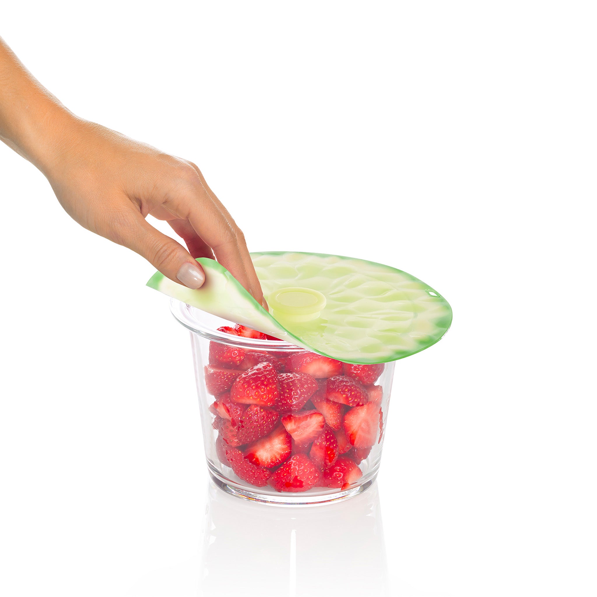 Charles Viancin 6" Lids couvercle silicone lime 15 cm
