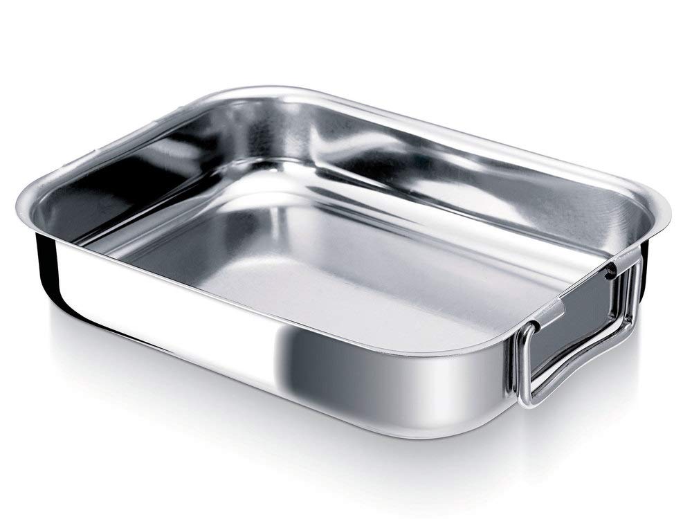 Beka Chef plat four inox 25x18 cm anses rabattables