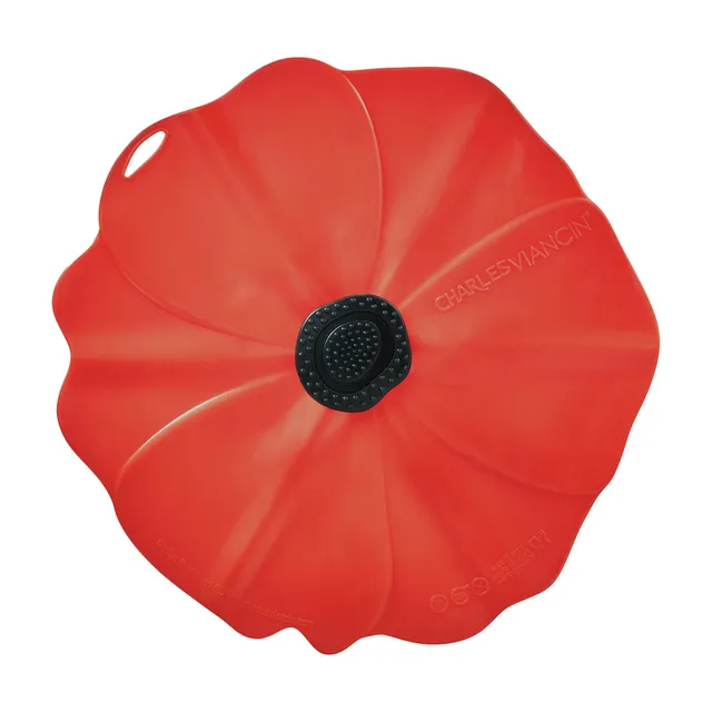 Charles Viancin Poppy couvercle silicone 28 cm 11 pouces