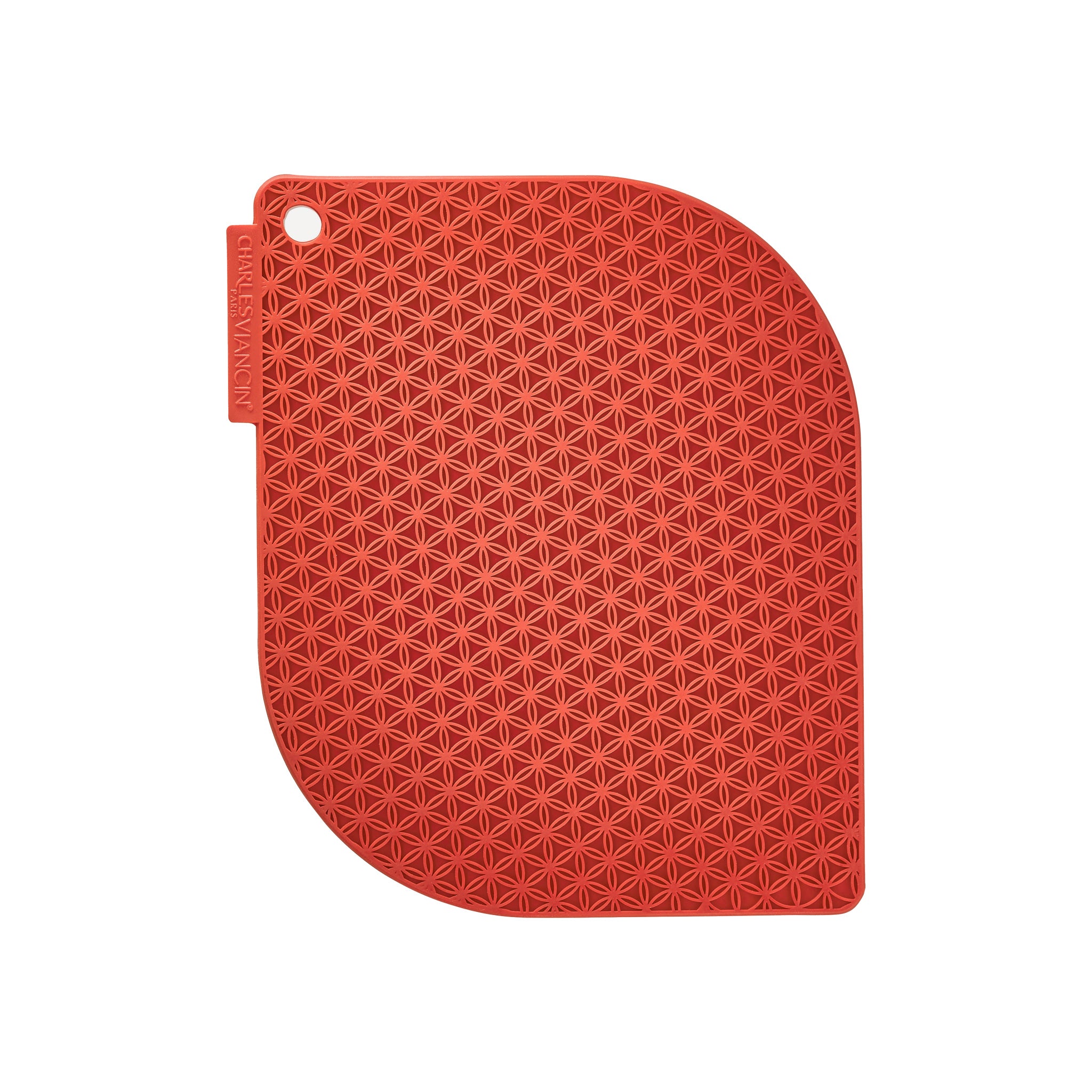 Charles Viancin Honeycomb manique silicone rouge