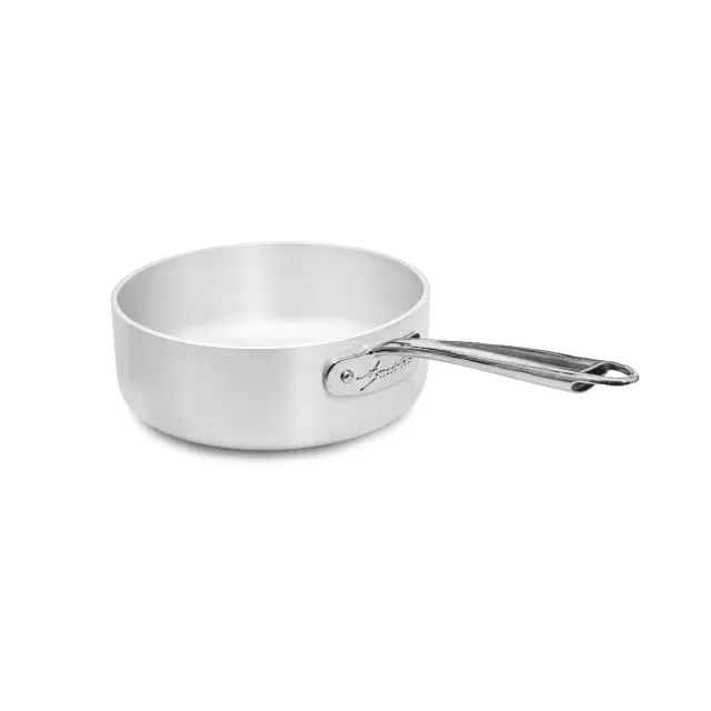 Agnelli Alluminio 5mm Casserole Basse Alu Induction 1 Manche