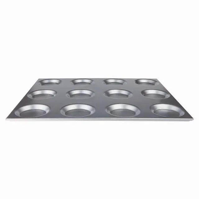 Agnelli Gastronorm 2/1 plaque 12 empreintes four pro
