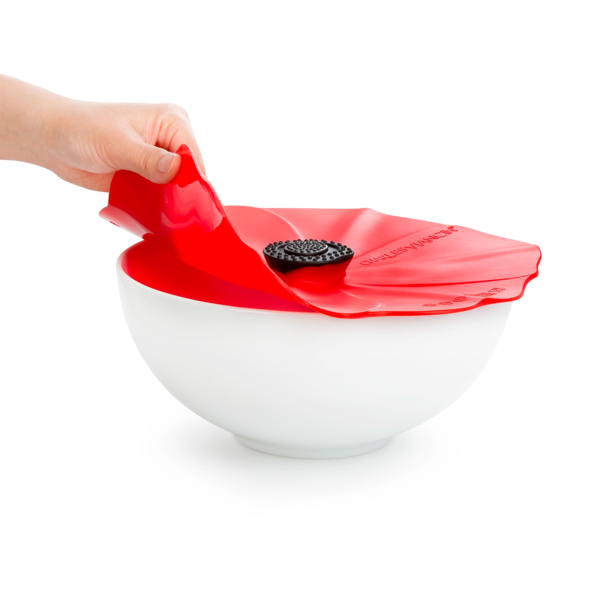 Charles Viancin 13'' Lids couvercle silicone coquelicot 33 cm