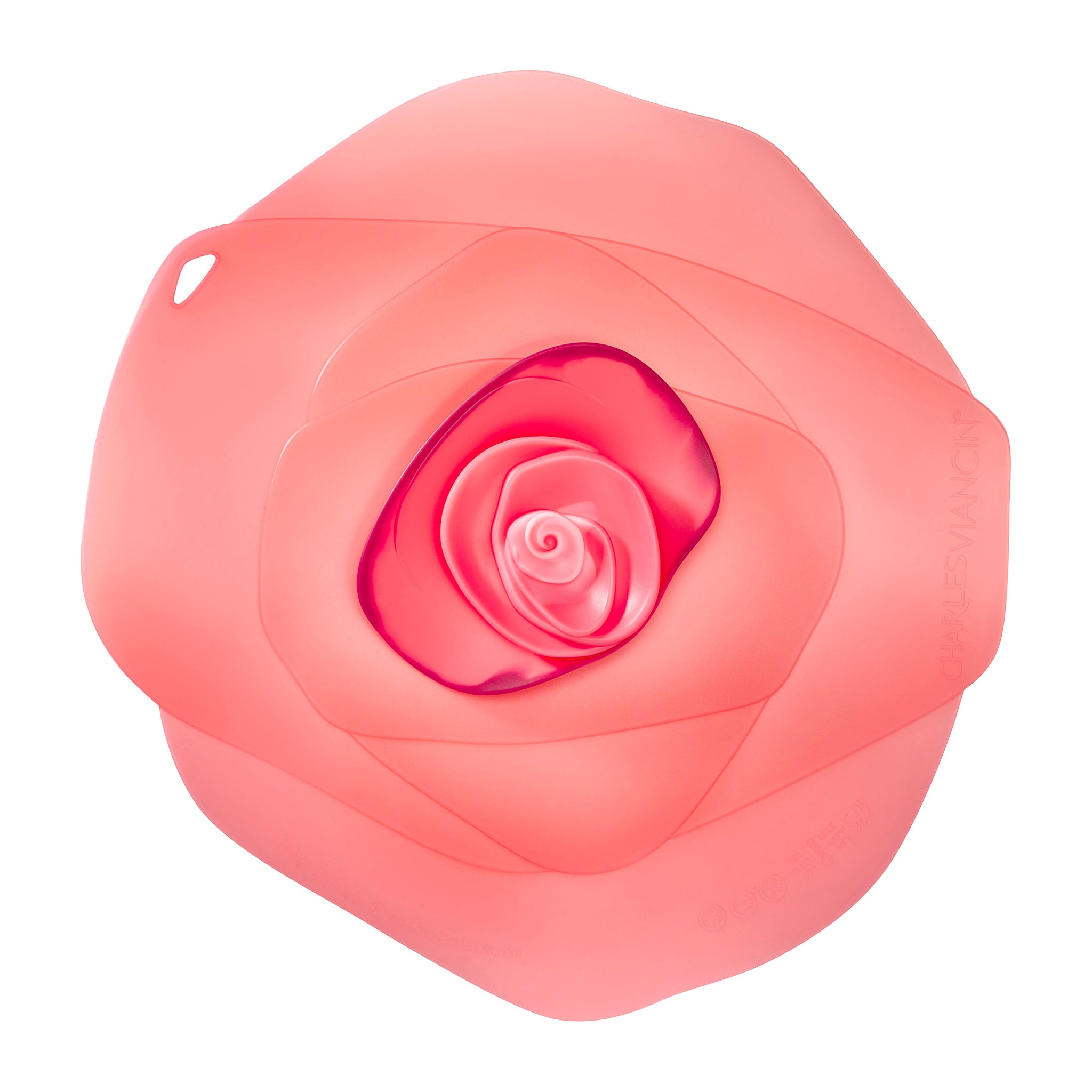 Charles Viancin Rose couvercle silicone 28 cm rose bonbon hermétique