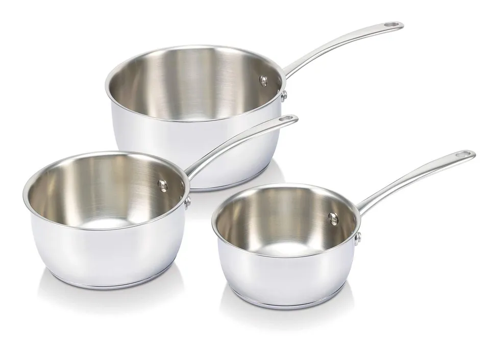 Beka Belvia Batterie 3 Casseroles Inox 16/18/20 cm