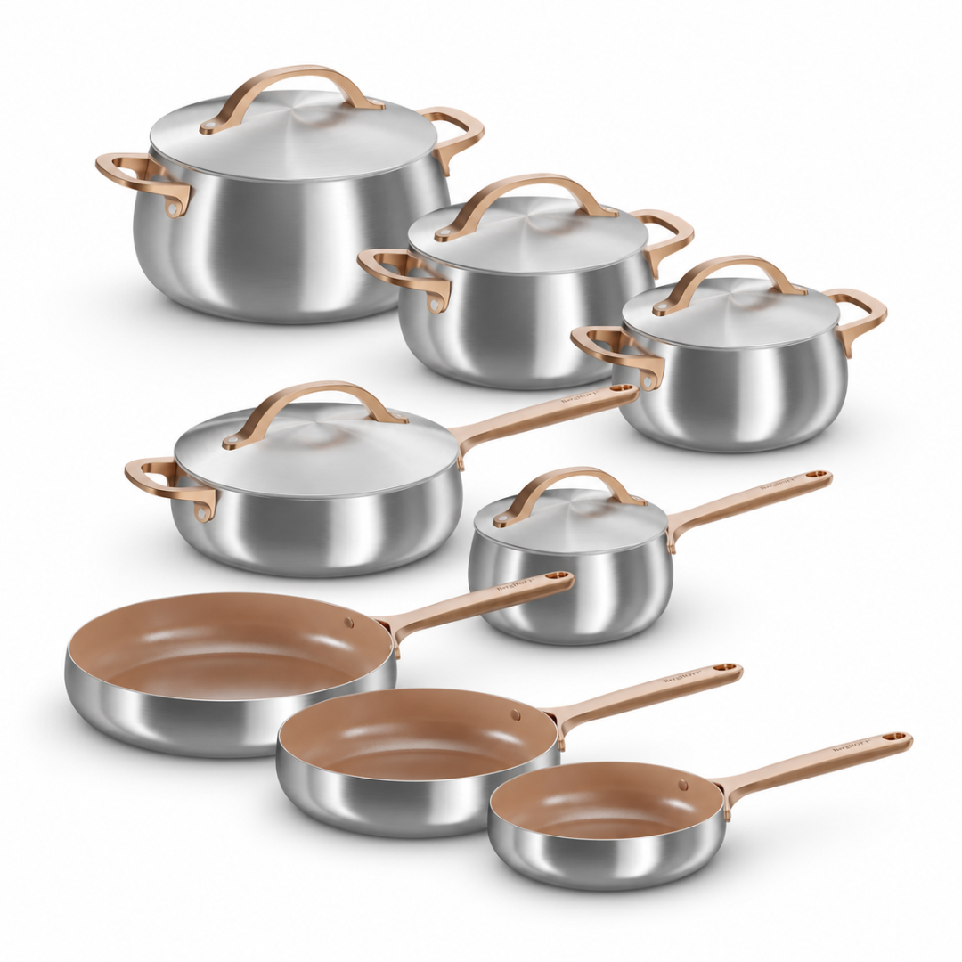 Berghoff Belly Full House batterie 13 pièces inox antiadhésive