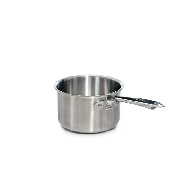 Agnelli Aluinox 3ply casserole haute satinée 1 manche induction