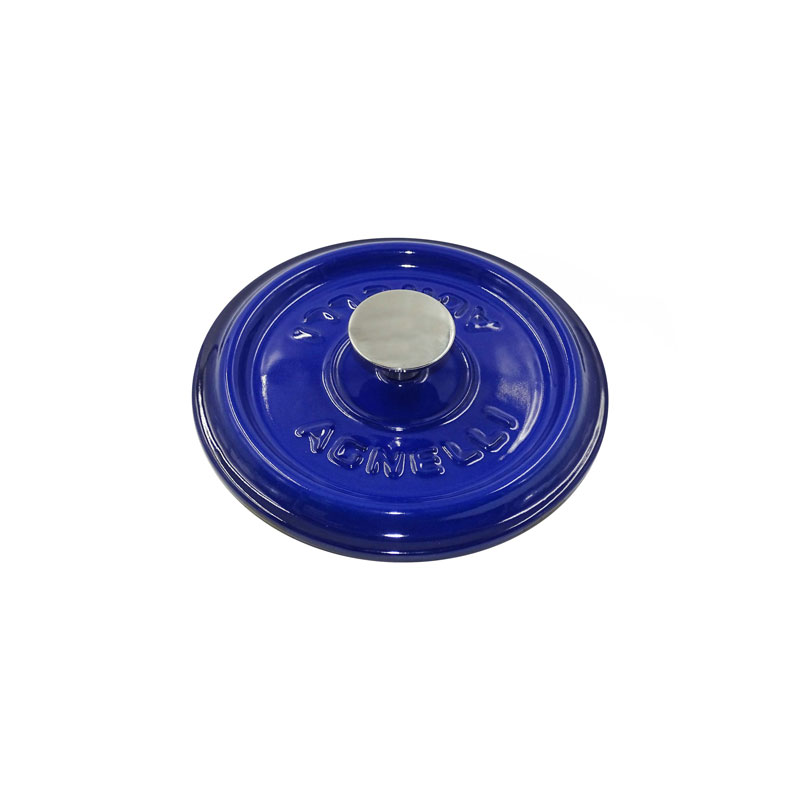 Agnelli Slowcook Couvercle Cocotte Fonte Rond 1 Pommeau