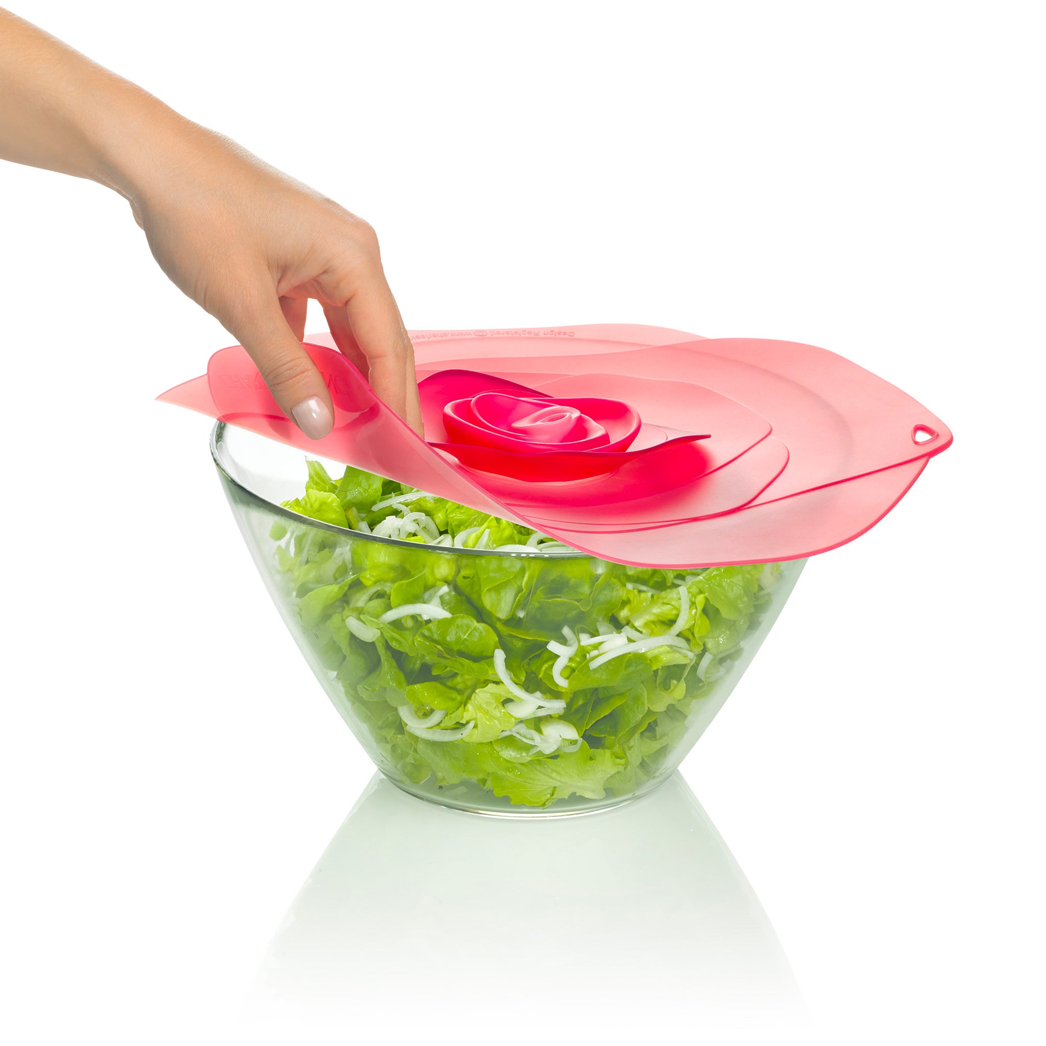 Charles Viancin Rose couvercle silicone 28 cm rose bonbon hermétique