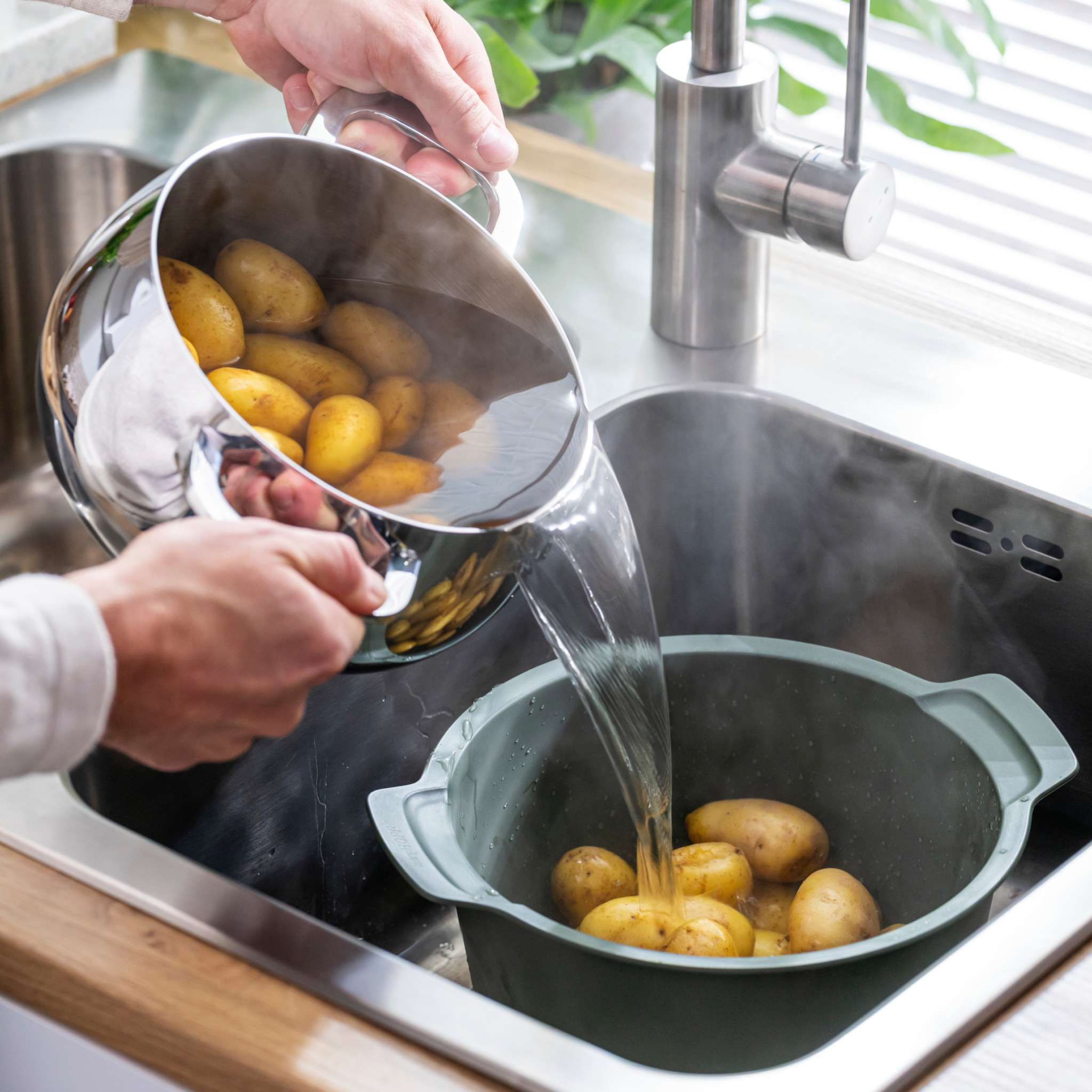 Berghoff Belly Casserole 18 cm inox sans revêtement
