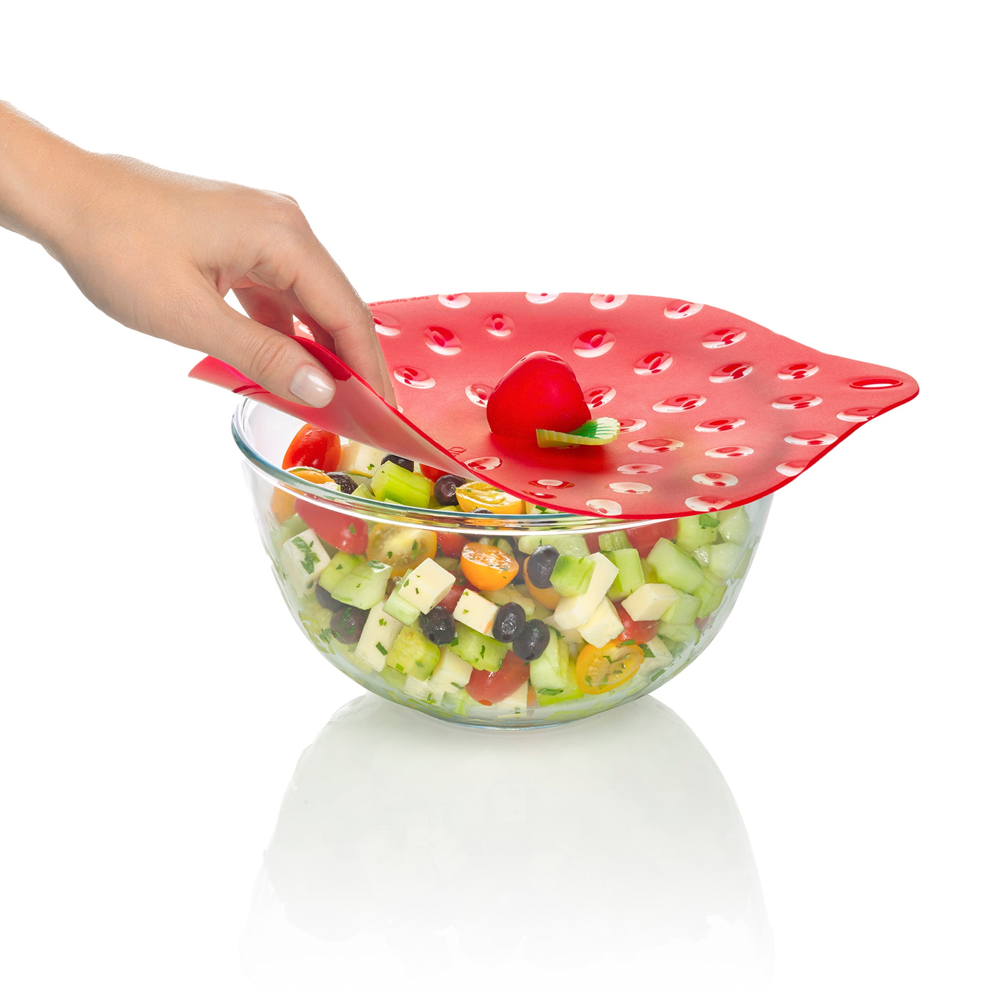 Charles Viancin 9 Lids Strawberry 23 cm couvercle silicone
