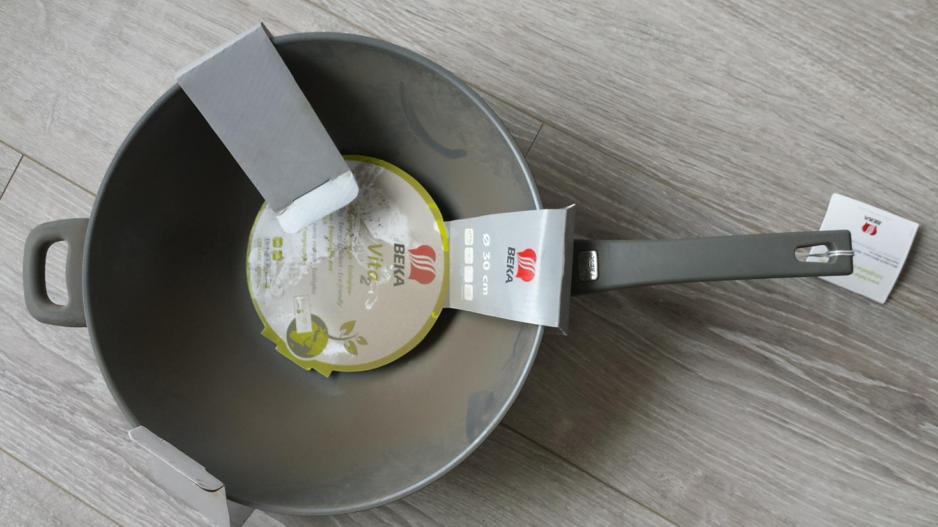 Beka Vita II wok inox 30 cm intérieur céramique