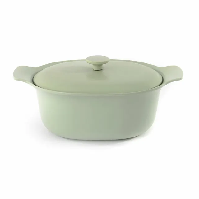 BergHOFF Ron Cocotte Ovale Fonte Verte 5,2 L Induction