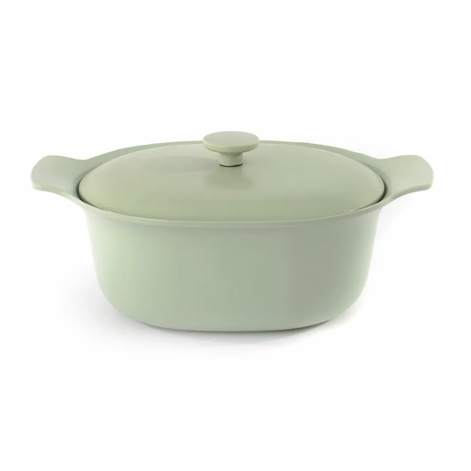 BergHOFF Ron Cocotte Ovale Fonte Verte 5,2 L Induction