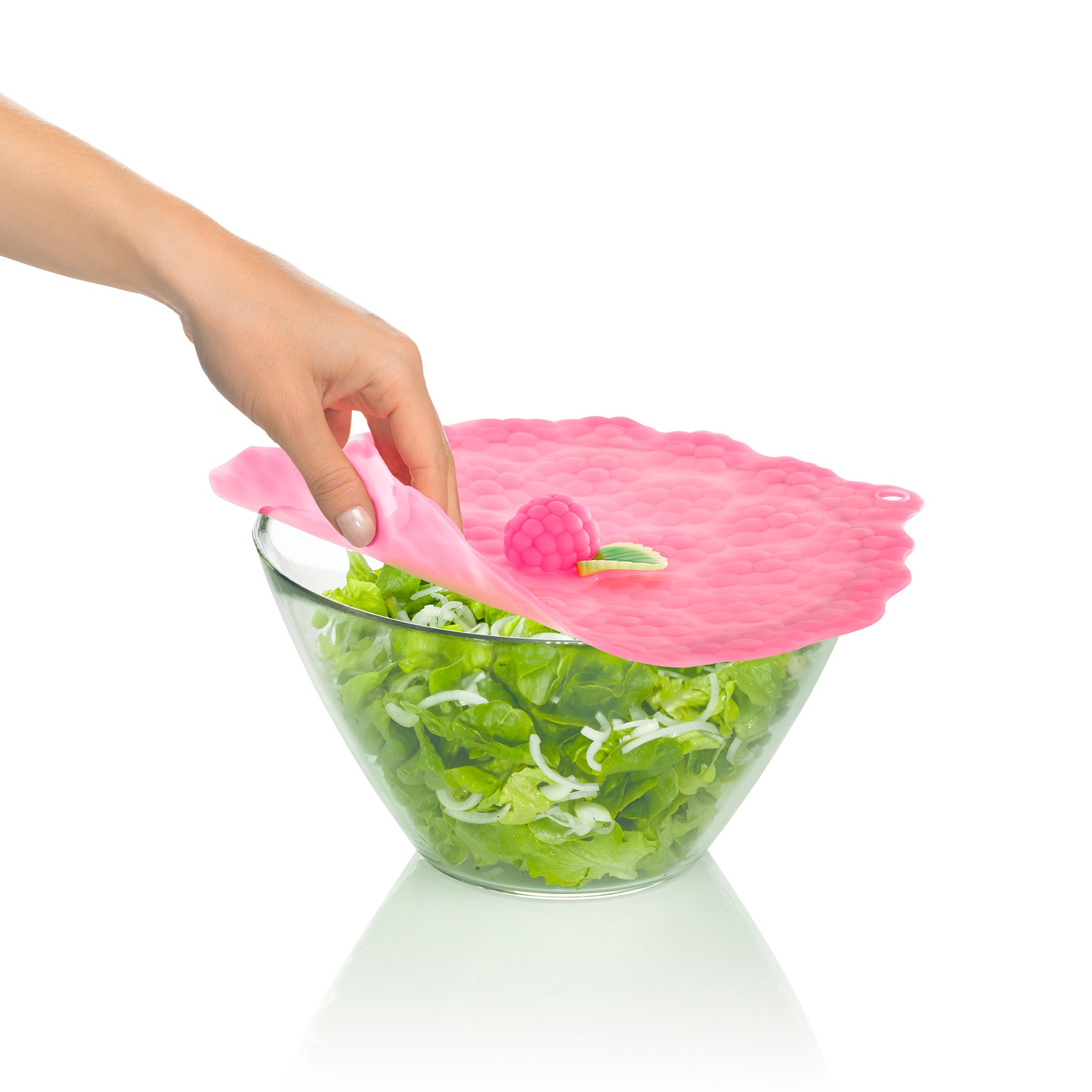 Charles Viancin Raspberry couvercle silicone 28 cm hermétique