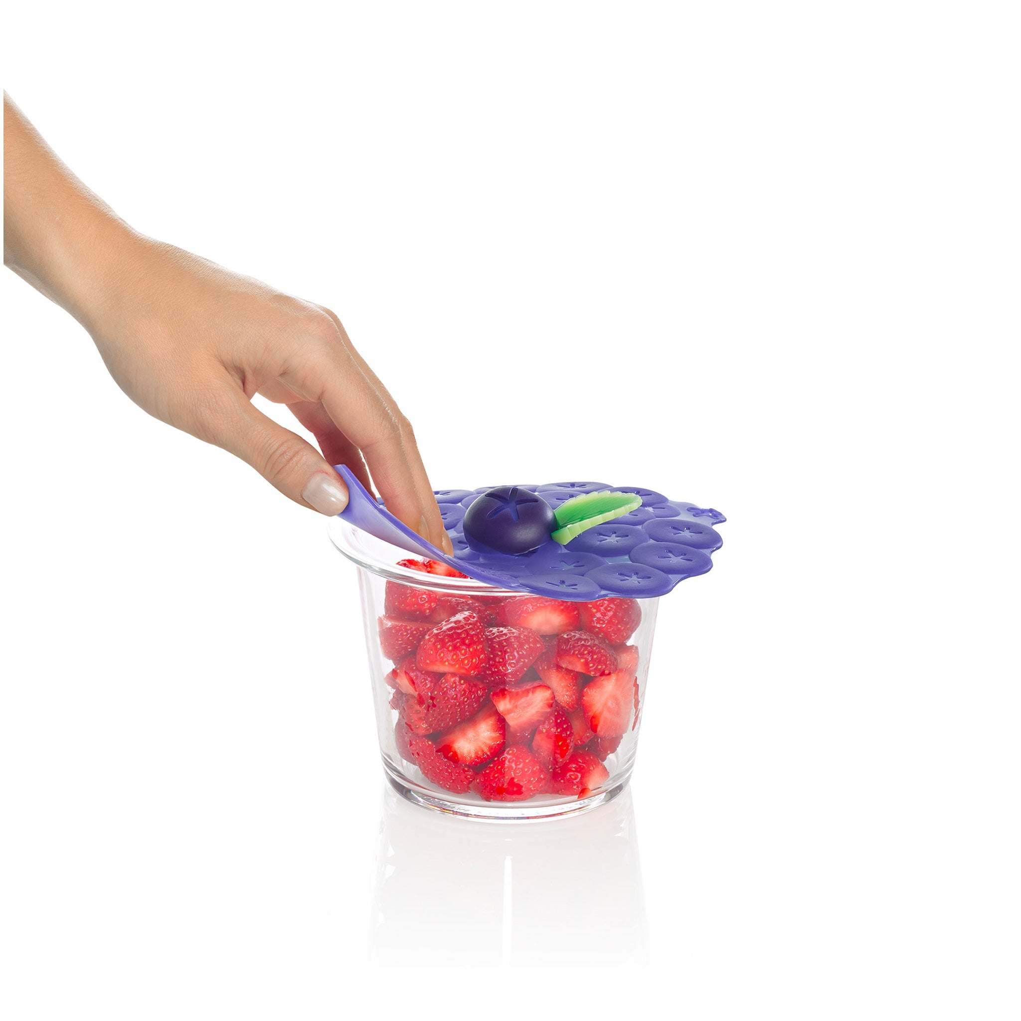 Charles Viancin Lid Bundles Berry lot 6 couvercles silicone