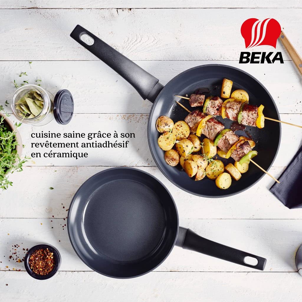 Beka Kuro Poêle Céramique Titane Noire 20 cm Sans PFAS