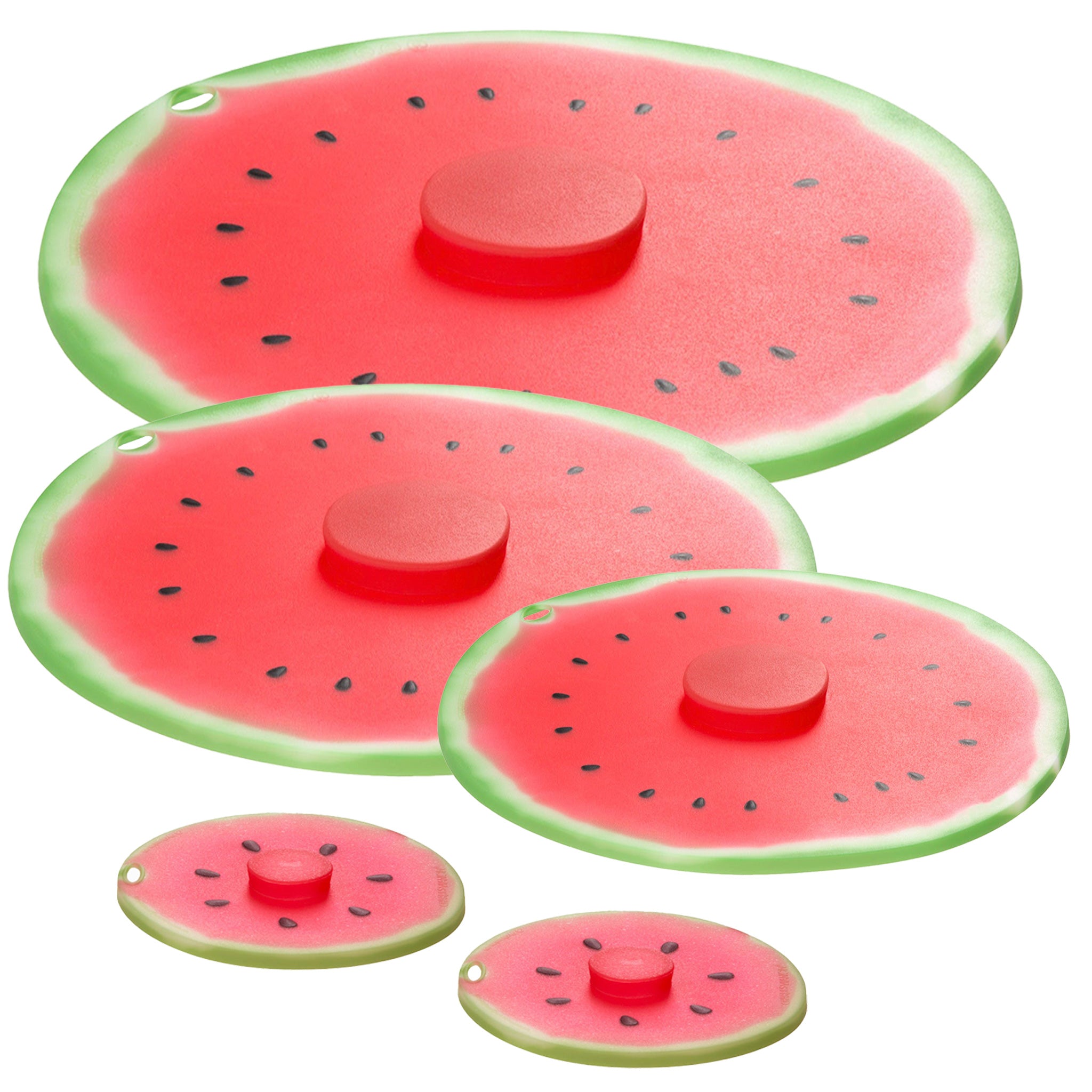 Charles Viancin Watermelon Patch lot 5 couvercles silicone