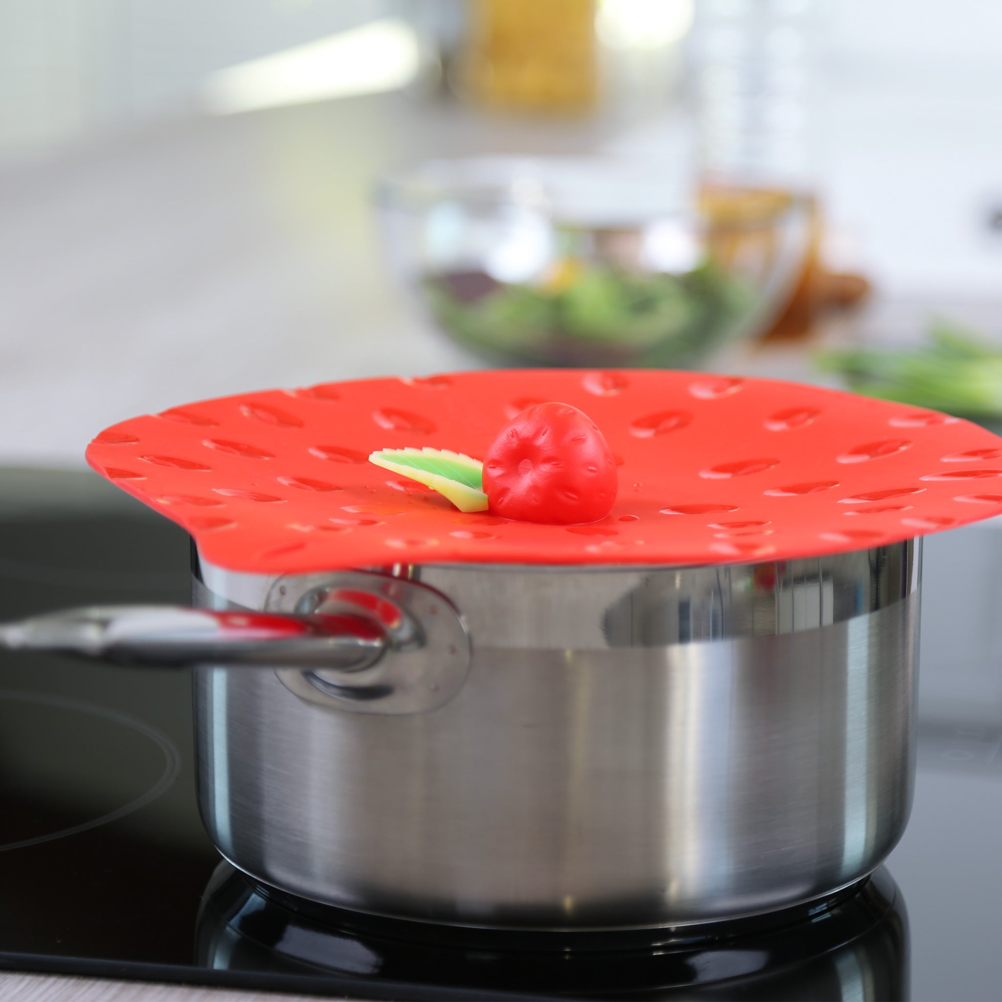 Charles Viancin 9 Lids Strawberry 23 cm couvercle silicone