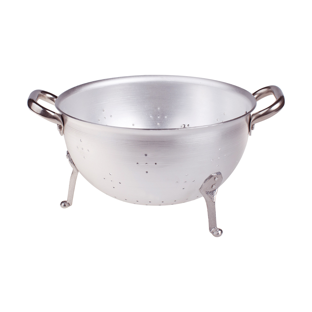 Agnelli Accessori Passoire aluminium 3 pieds 2 anses inox
