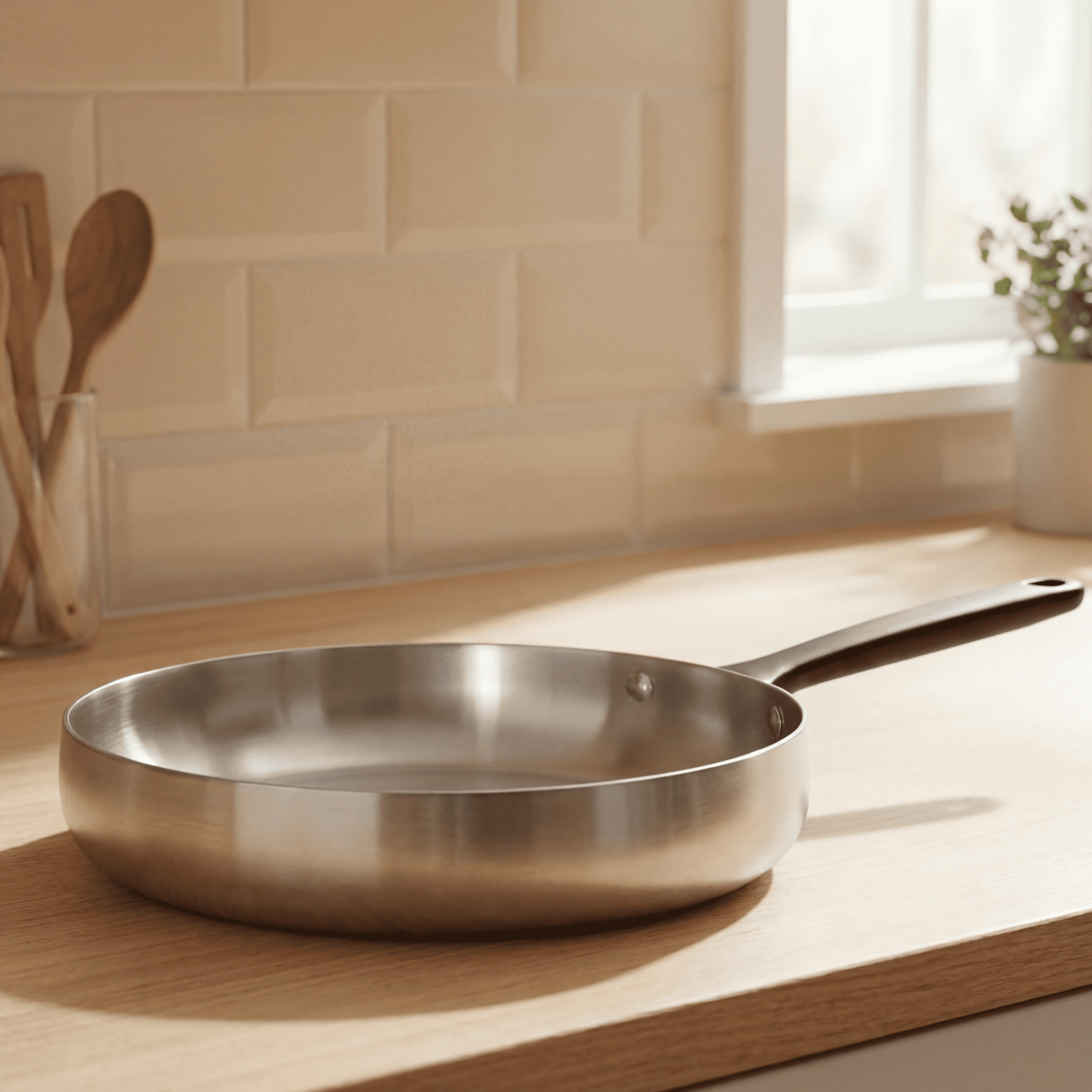 Berghoff Belly Poêle 24 cm Inox sans Revêtement