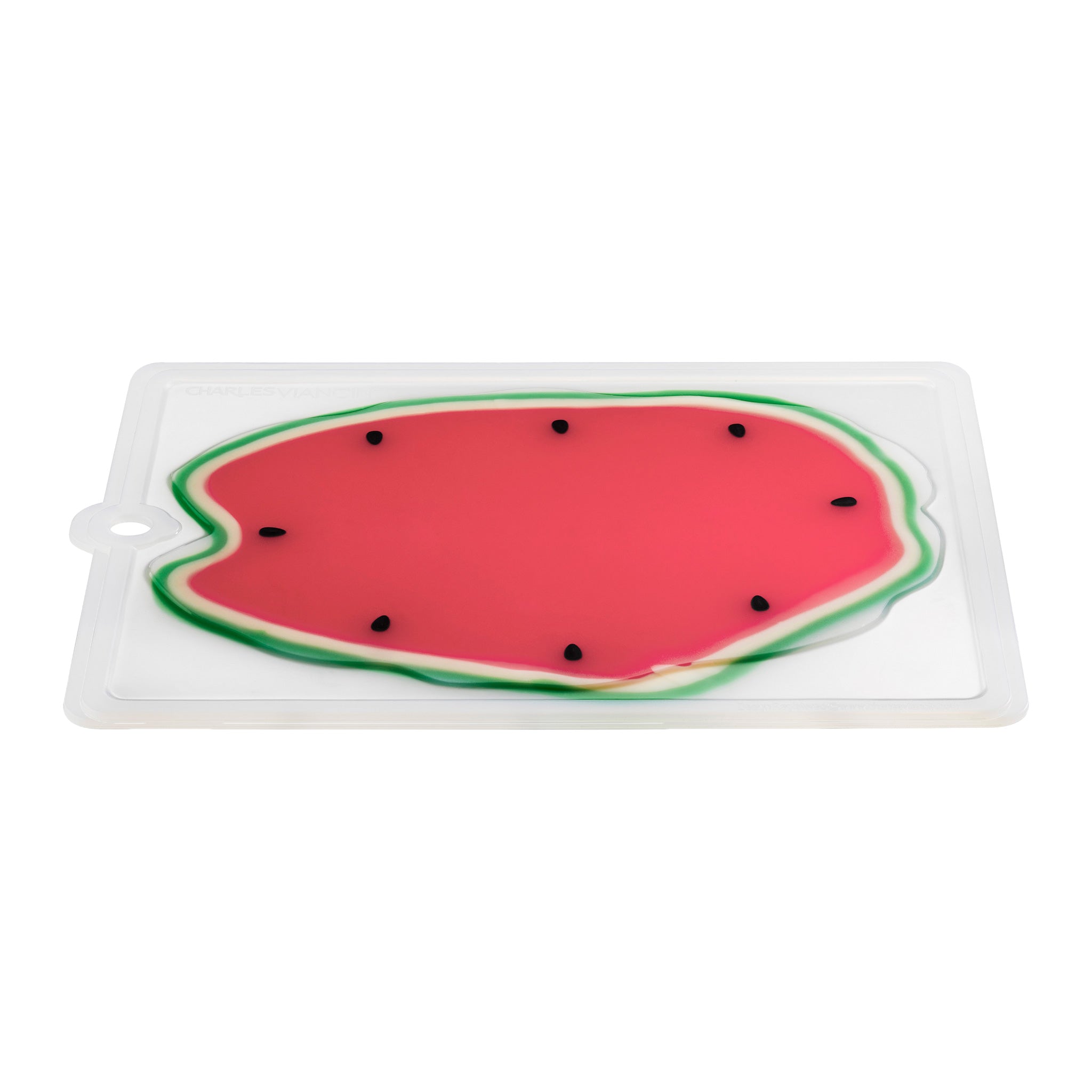 Charles Viancin Watermelon planche à découper silicone M