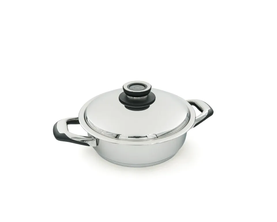 Ecovitam Sauteuse inox 18/10 3L 24 cm sans revêtement