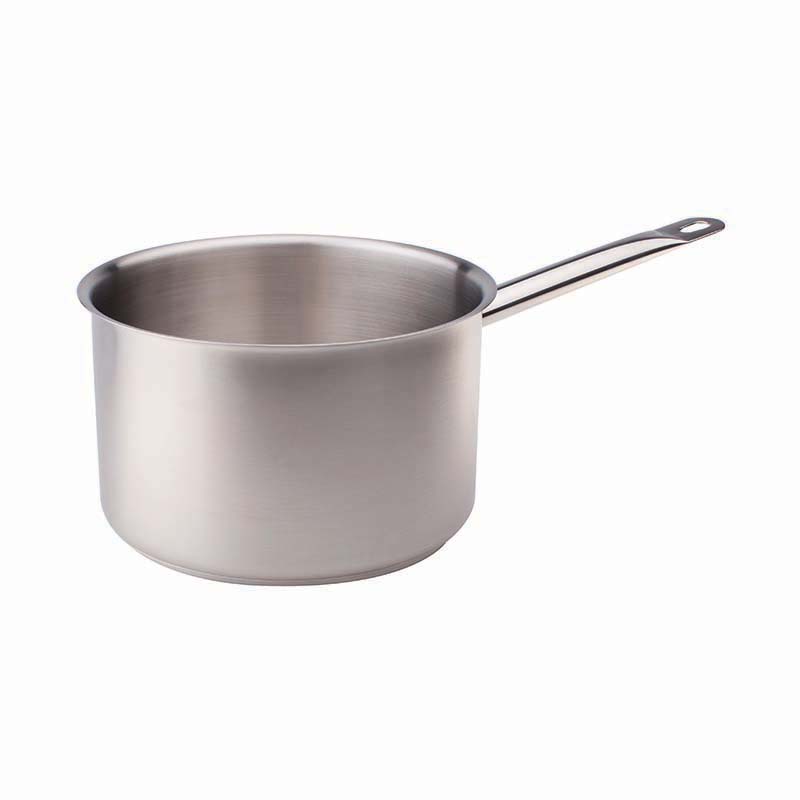 Agnelli Inox Casserole Haute 1 Poignée Sans Revêtement
