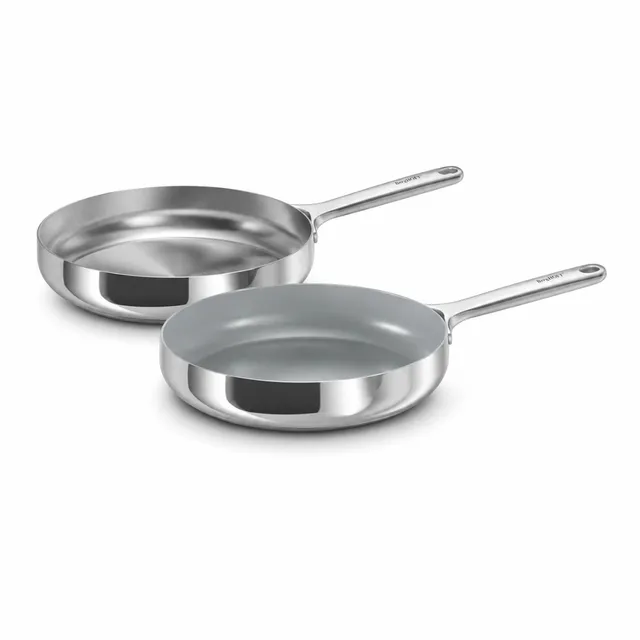Berghoff Belly duo poêles 28 cm inox céramique