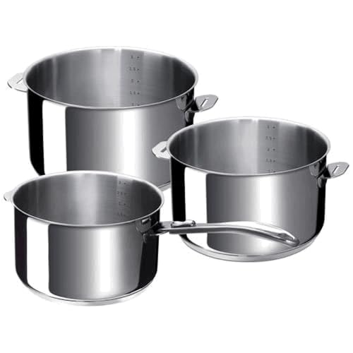 Beka Evolution 12326974 Batterie 3 casseroles inox induction