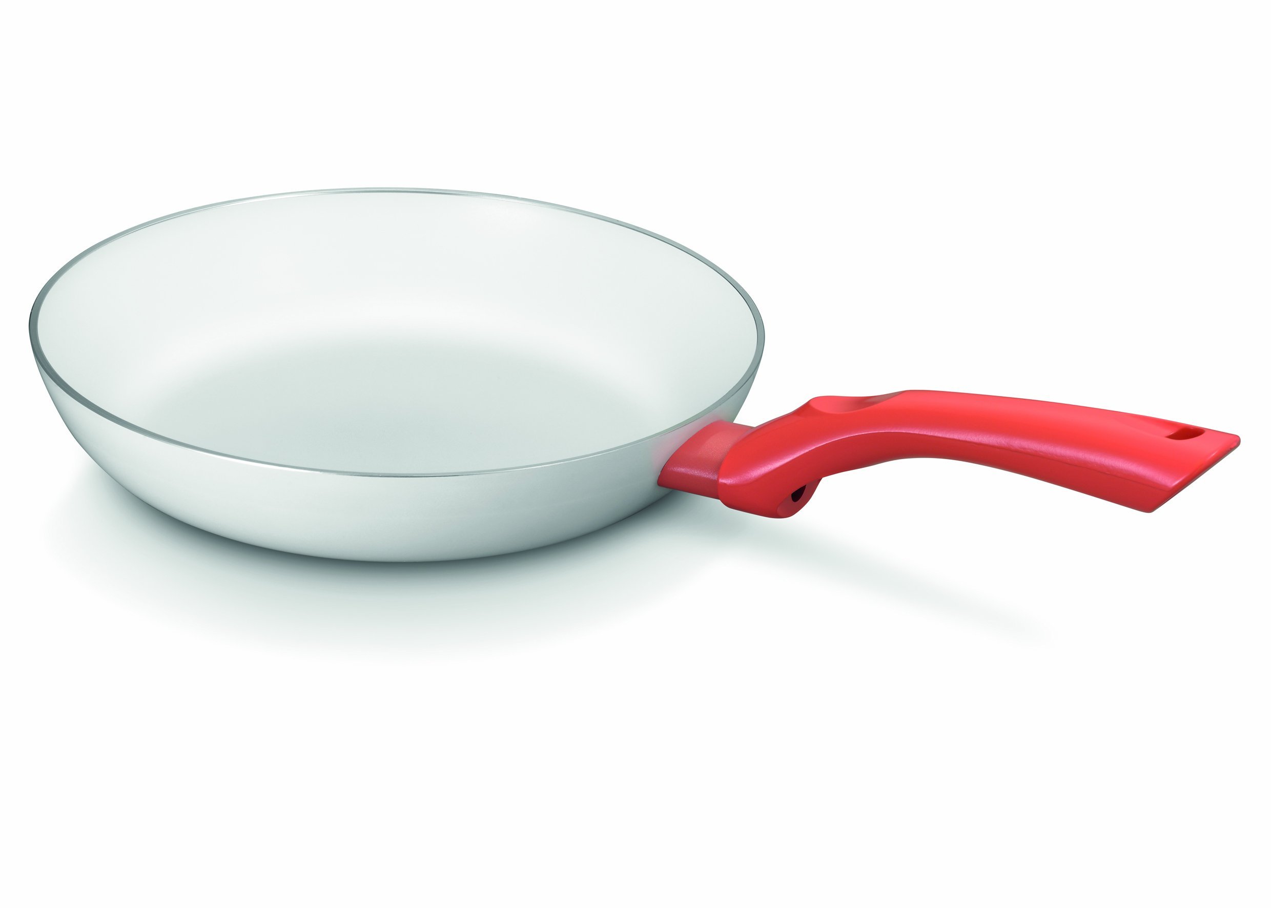 Beka Fluo poêle 24 cm aluminium céramique manche rouge