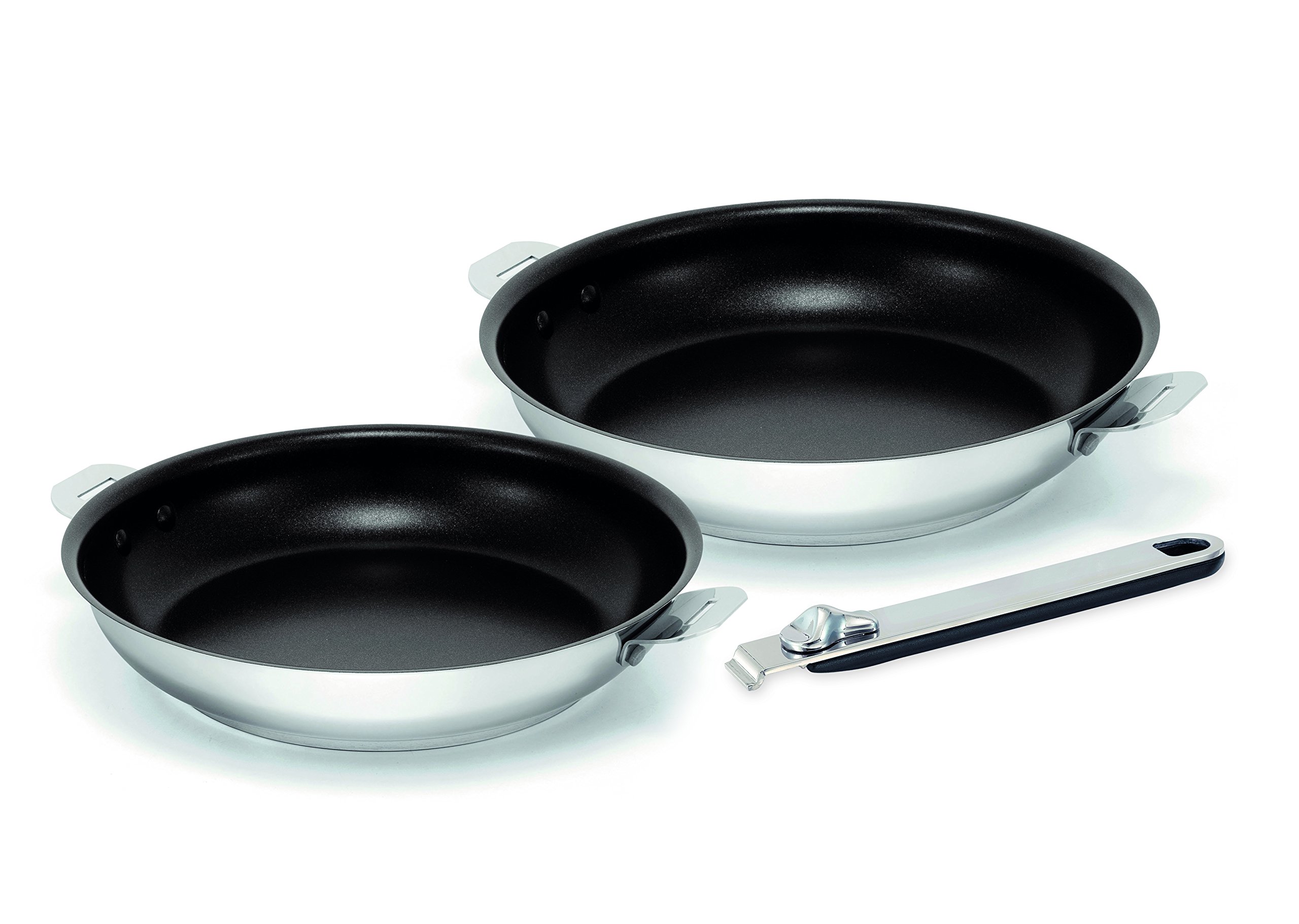 Beka Kitchen Fun Lot 2 poêles inox 24/28 cm