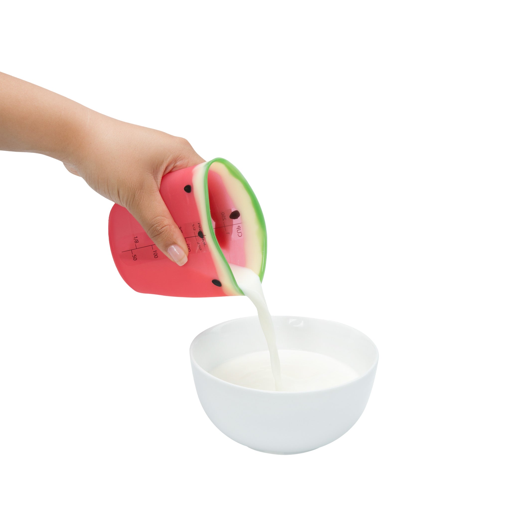 Charles Viancin Watermelon verre doseur silicone S