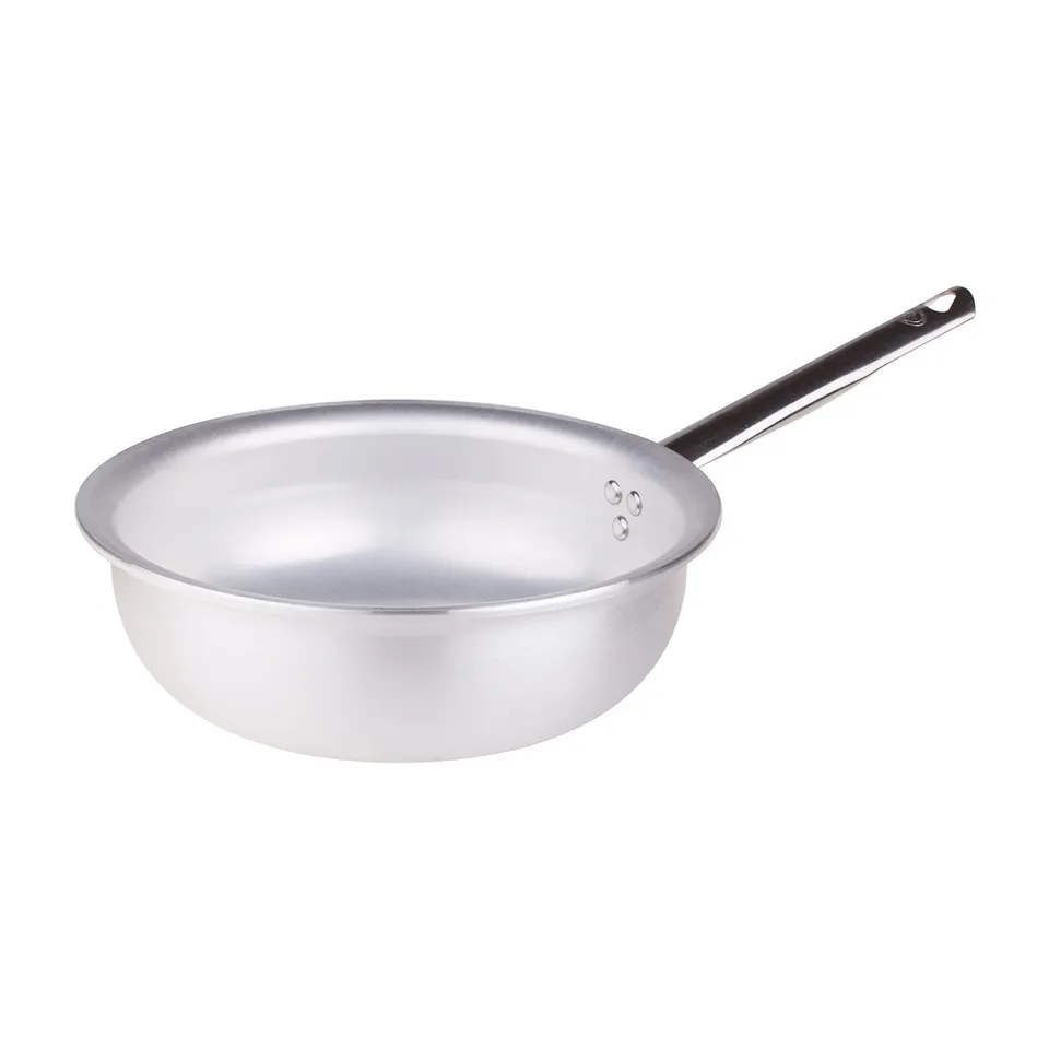 Agnelli Alluminio 5 mm poêle à sauter 1 manche gaz