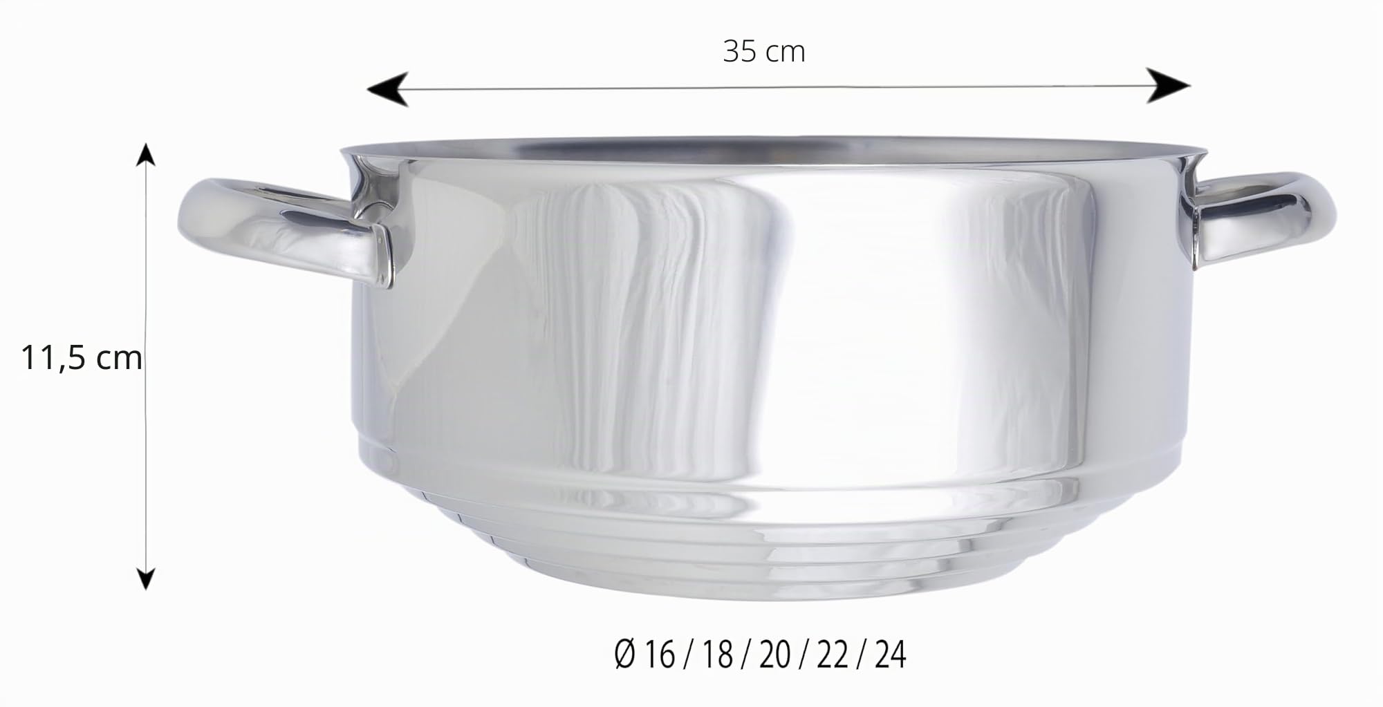 Artame Vapeur ART32956 panier vapeur inox 16-24 cm couvercle