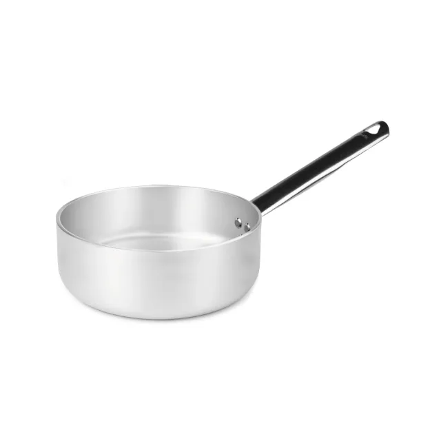 Agnelli Alluminio 5mm Casserole Basse Alu Gaz 1 Manche