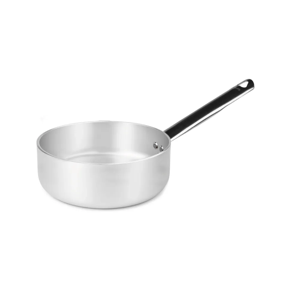 Agnelli Alluminio 5mm Casserole Basse Alu Gaz 1 Manche