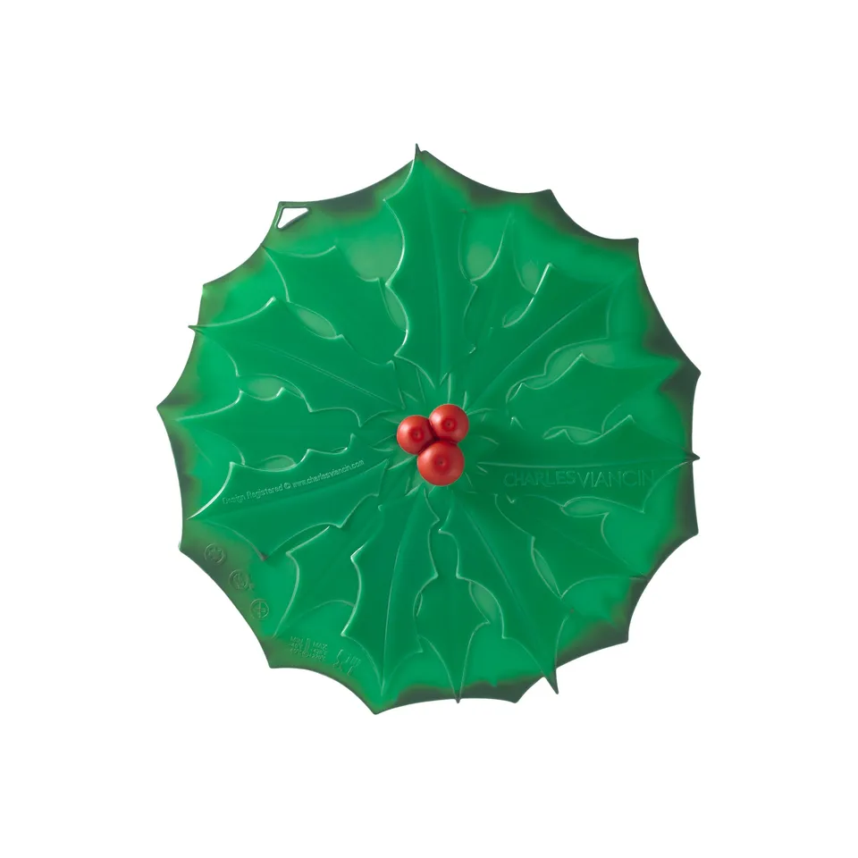 Charles Viancin Holly 9" couvercle silicone houx 23 cm