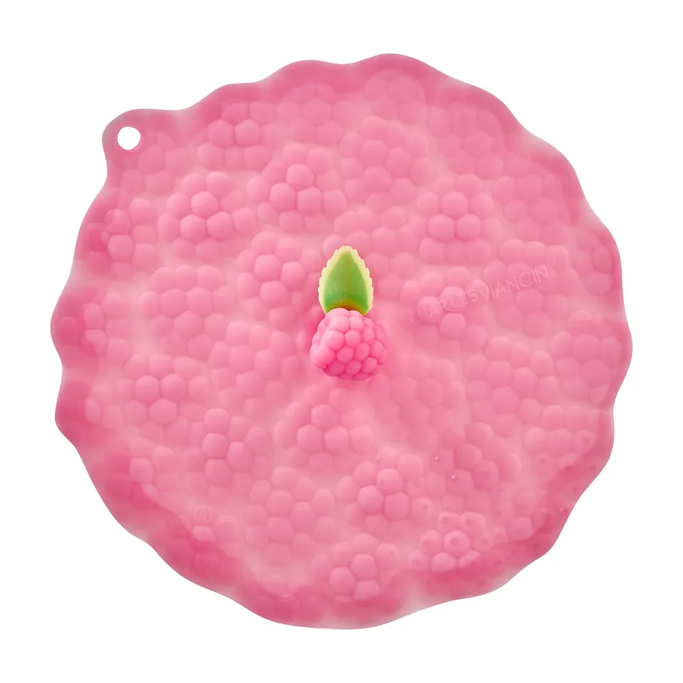Charles Viancin Raspberry couvercle silicone 28 cm hermétique