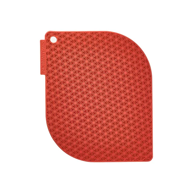 Charles Viancin Honeycomb manique silicone rouge