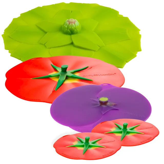 Charles Viancin Potager couvercle silicone lot 5 légumes