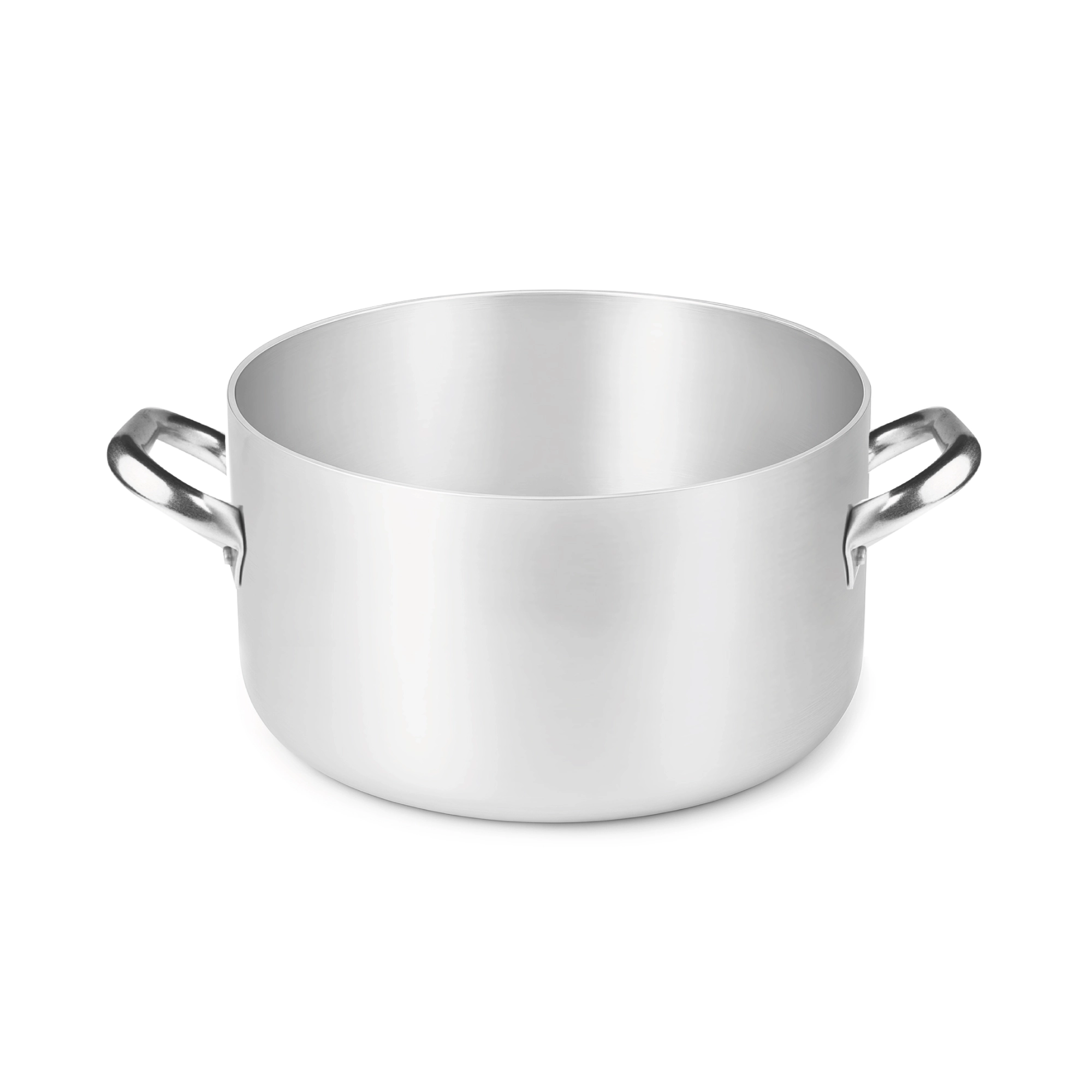 Agnelli Alluminio 3 mm faitout haut induction 2 poignées inox