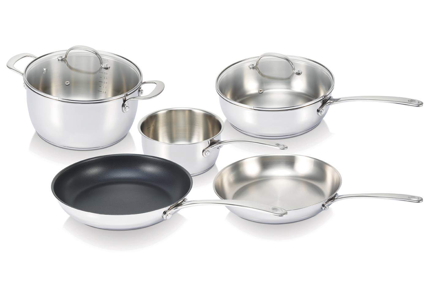 Beka Belvia poêle inox 28 cm sans revêtement induction