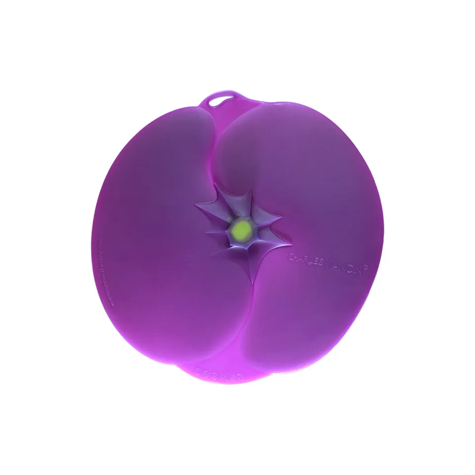 Charles Viancin Eggplant couvercle silicone 20 cm hermétique